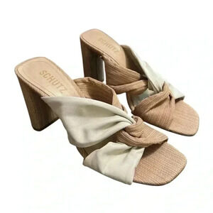 Schutz Leather Wendy Sandals Size 7